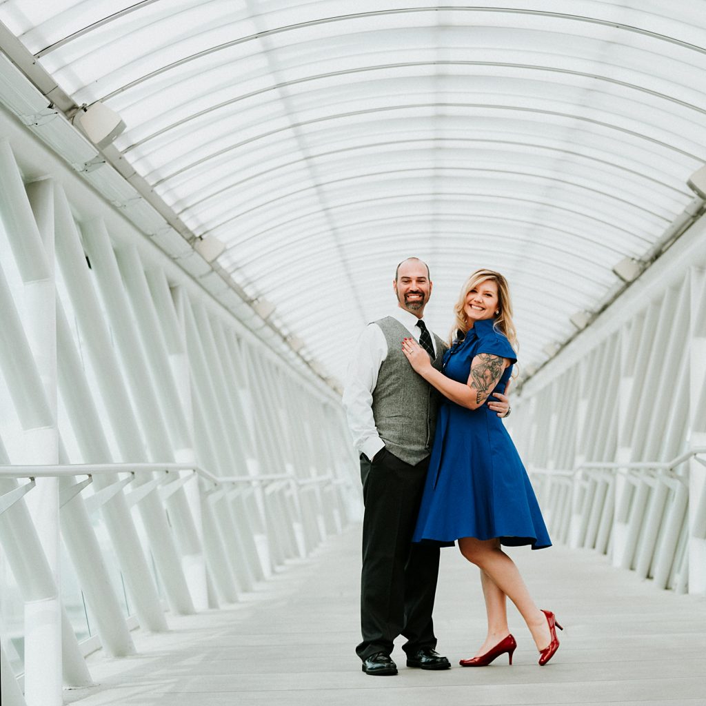 Engagement Photos at the Museum of Flight in Washing during Engagement Photos in Cle Elum