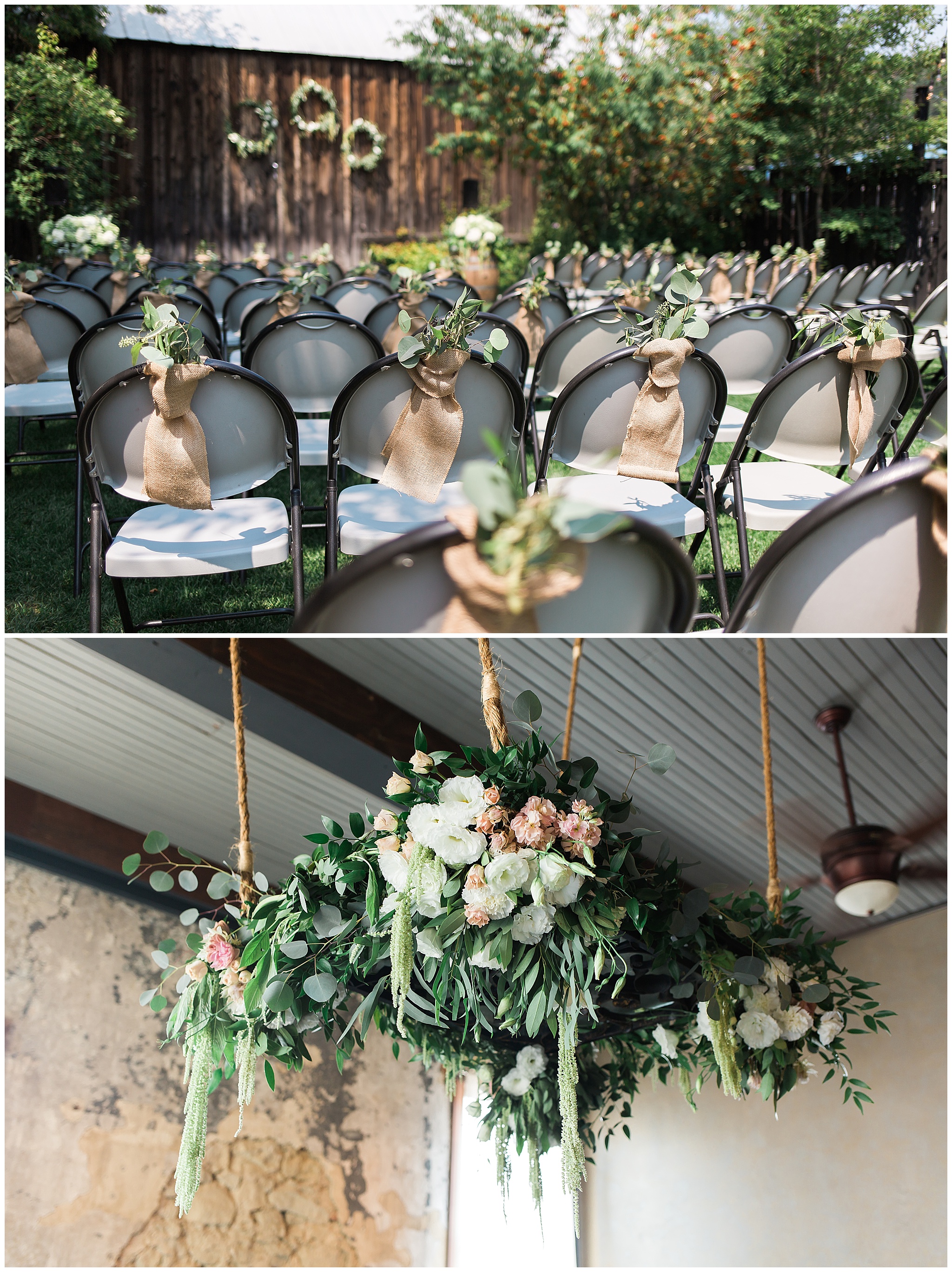 Ceremony and Recpetion decor Roselyn Wedding at Stonehouse 101