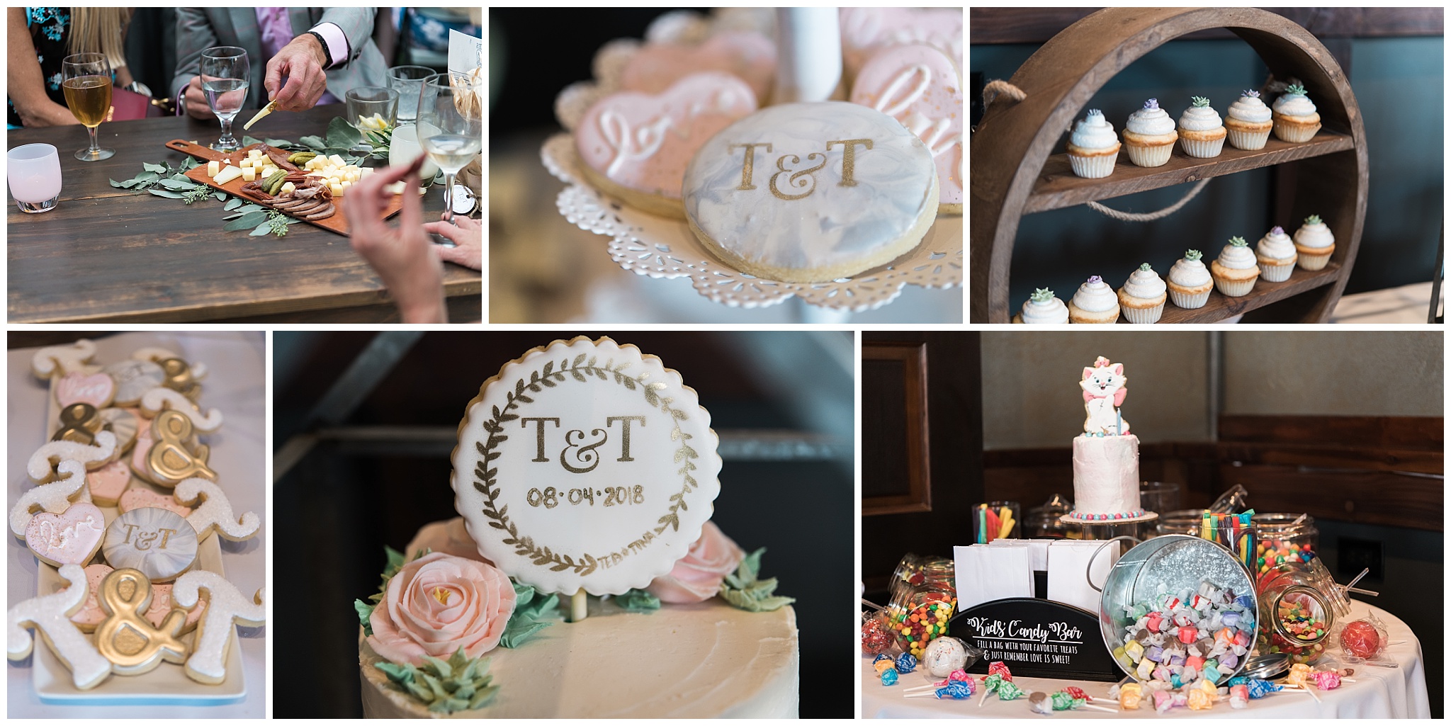 Cookies, Cake and Candy at Roselyn Wedding at Stonehouse 101
