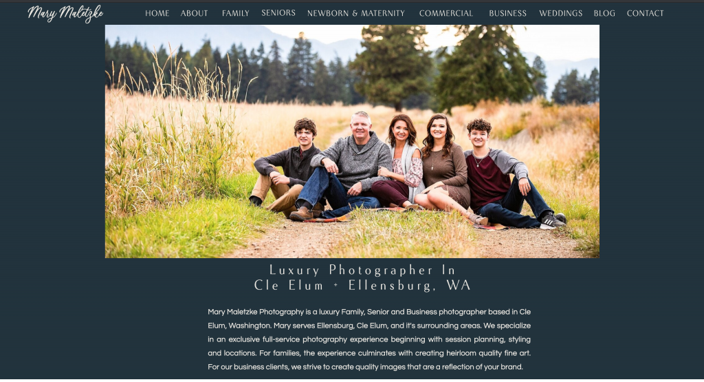 Family and Business Photographer in Cle Elum and Ellensburg Washington