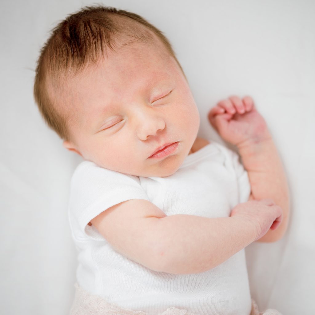 Photo of a newborn baby by Mary Maletzke Photography