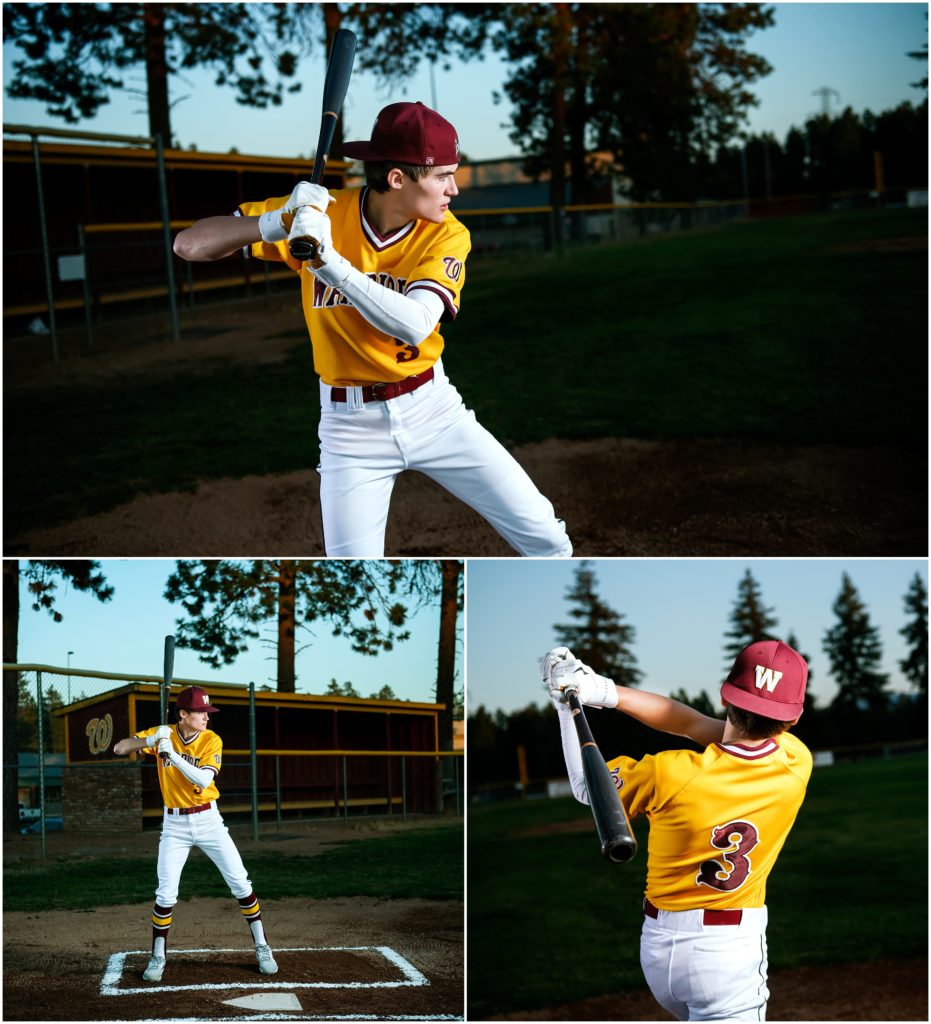 Varsity Baseball Senior Photos by senior photographer